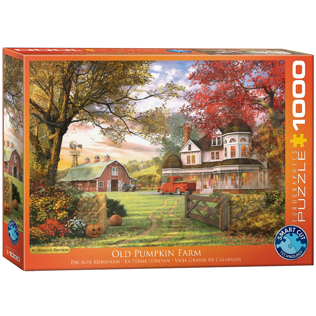 Dominic Davison Kapelle im blühenden Garten 1000 Teile Puzzle Format 68x48 cm 