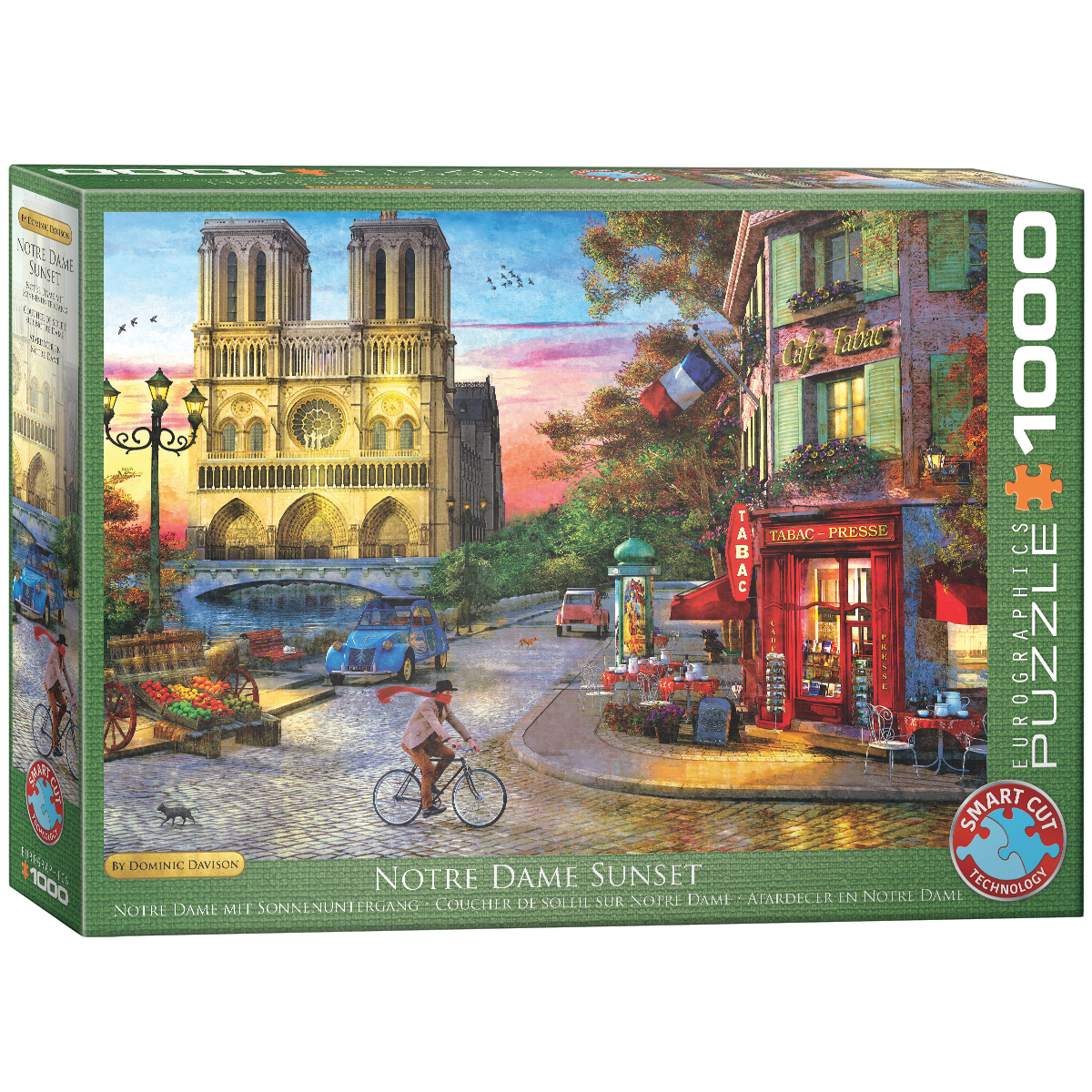 Weihnachtsabend in Paris von Dominic Davison 1000 Teile Puzzle 