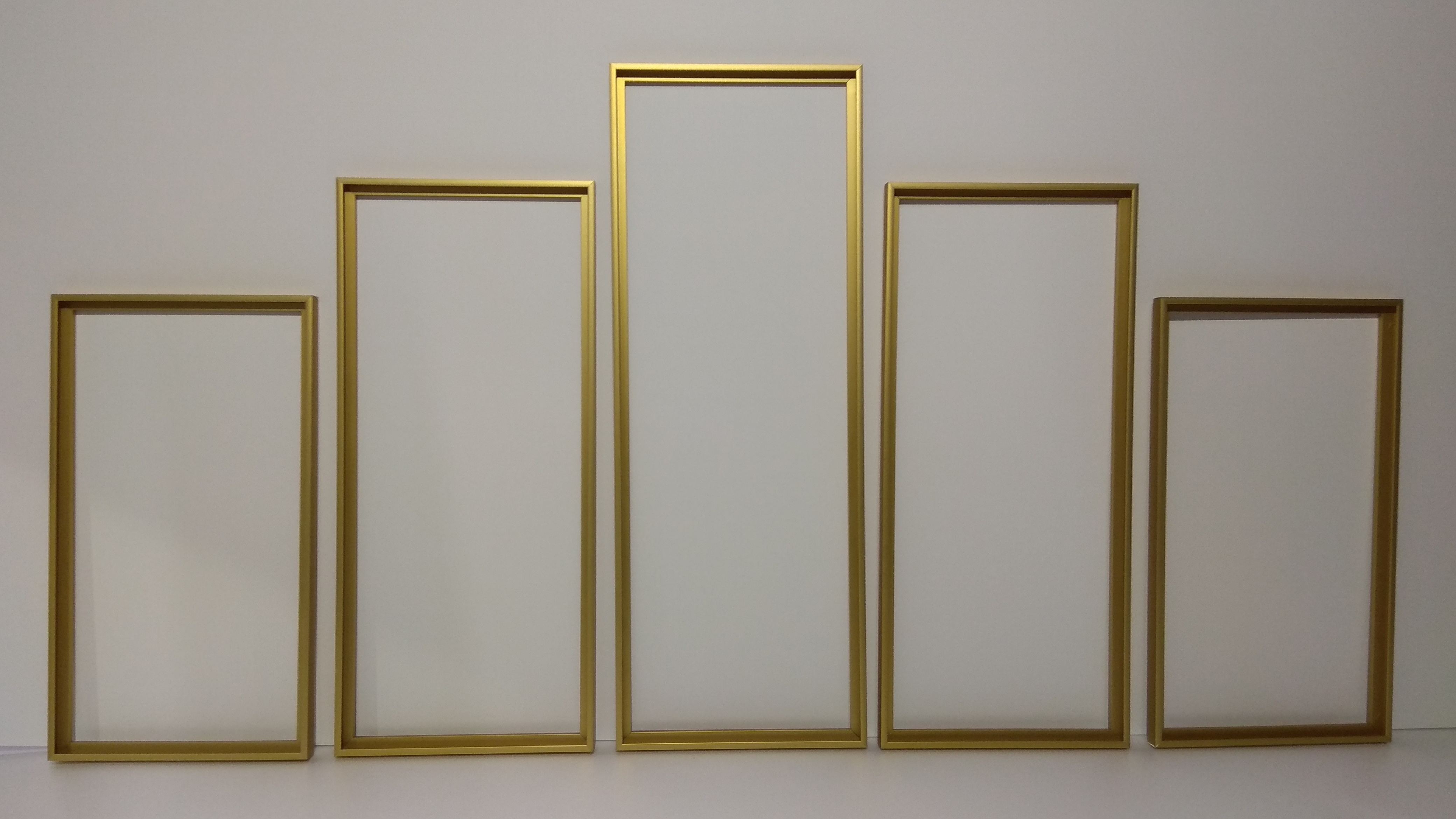 Bilderrahmen Triptychon 80x50 Gold Antik ideal für Malen nach Zahlen Schipper 