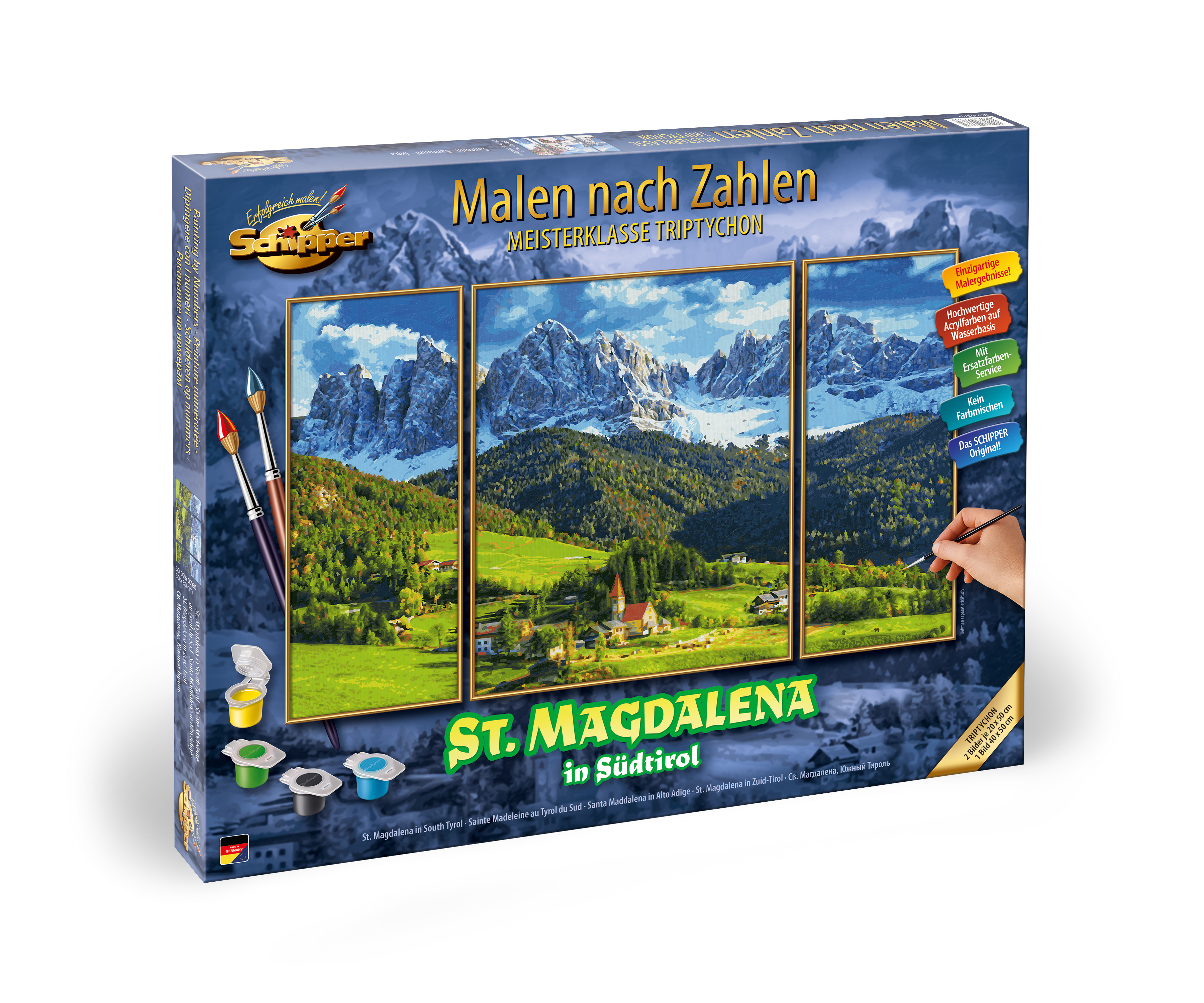 Schipper 609260760 Malen nach Südtirol St.Magdalena in Zahlen
