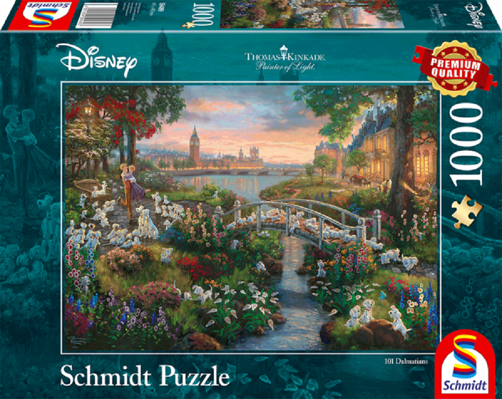 SCHMIDT 59473 1000 Teile Puzzle Disney Dschugelbuch Thomas Kinkade 