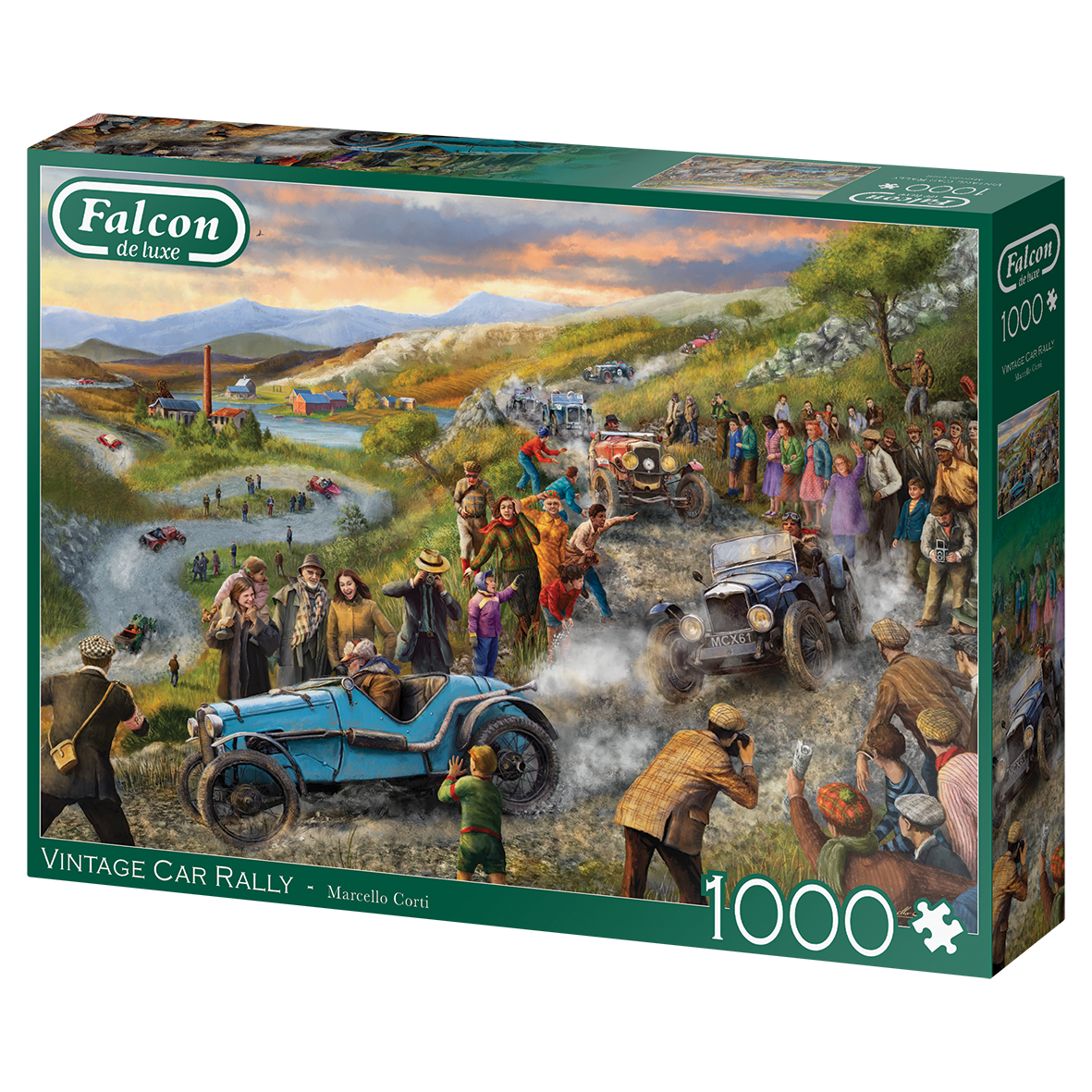 Falcon 11347 Marcello Corti Oldtimer-Rallye 1000 Teile Puzzle 