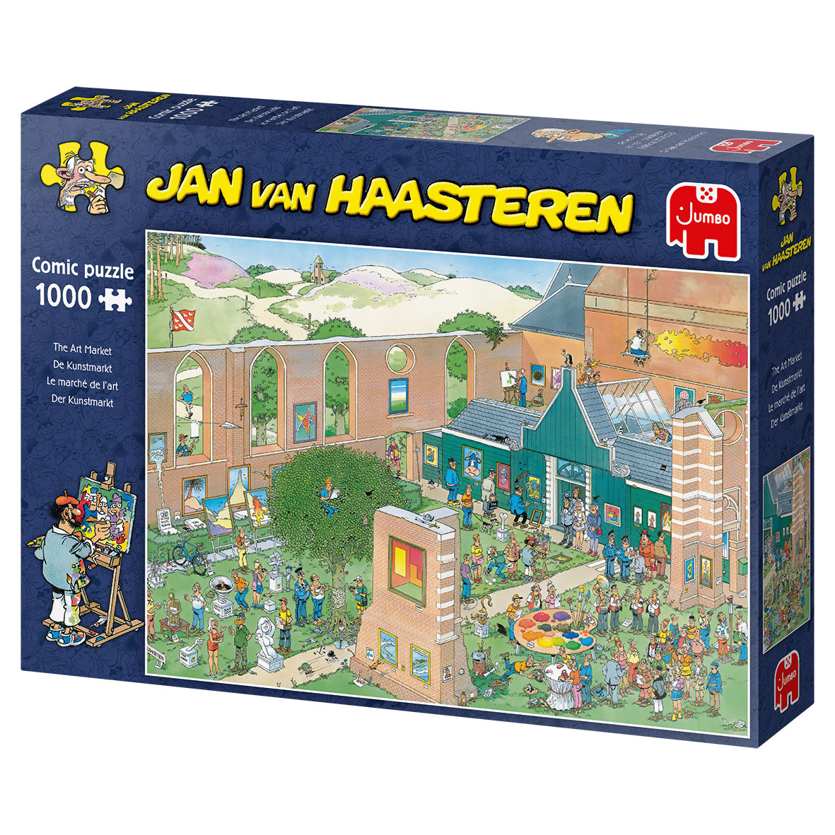 Jan van Haasteren Puzzle Rasenmäherrennen 19022 Jumbo 2000 Teile NEU OVP 